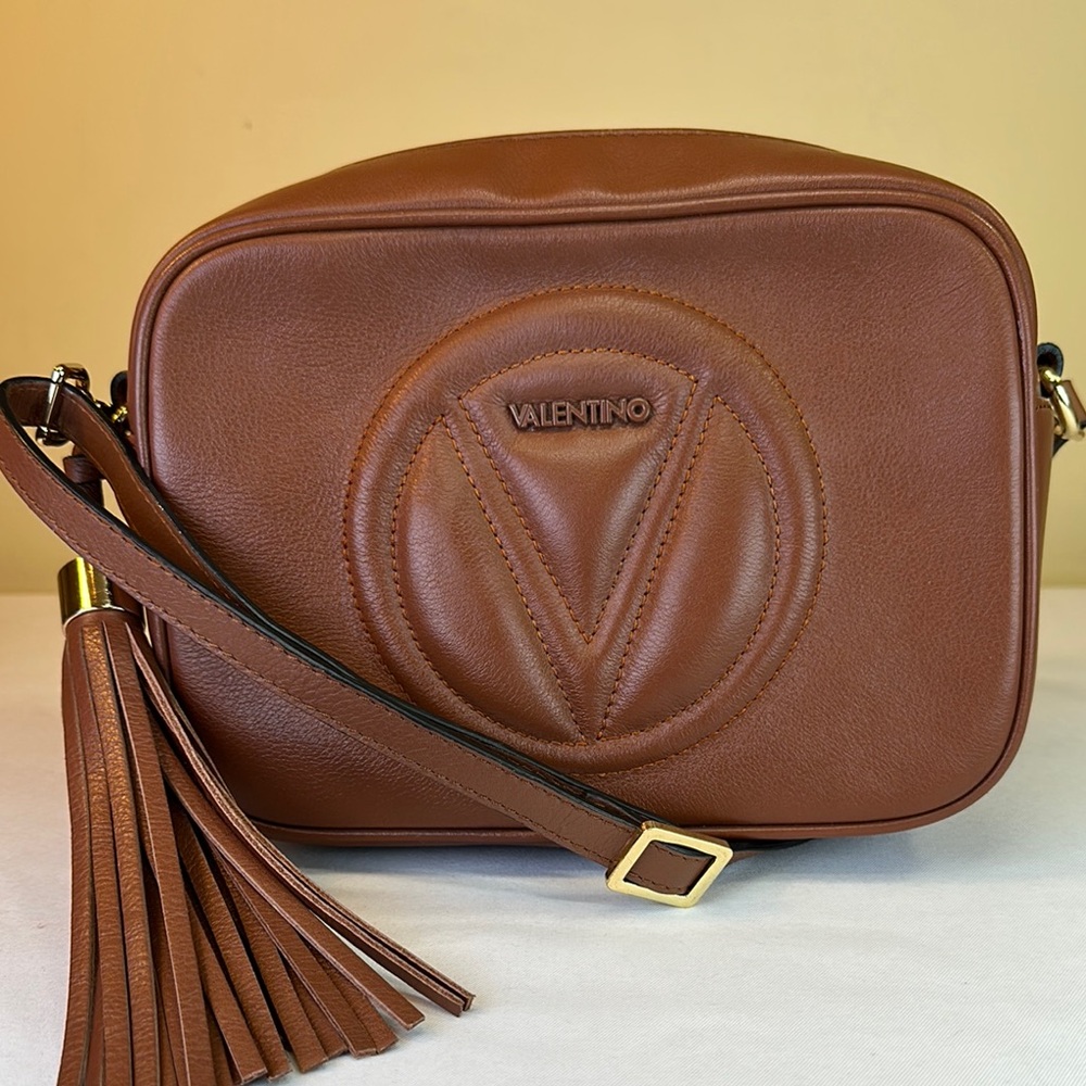 Valentino By Mario Valentino Brown Crossbody Bag